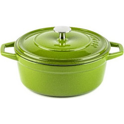 Hosse Kitchen Μαντεμένια Κατσαρόλα Αντικολλητική Πράσινη 9cm 2τμχ