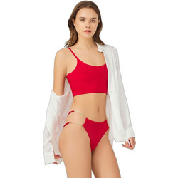 Cottonhill Γυναικείο Sexy Slip Κόκκινο CH6016