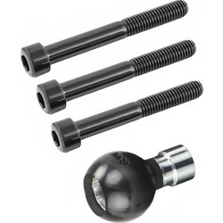 Ram Handlebar Clamp Base Μπίλια για Βάση Κινητού Μηχανής