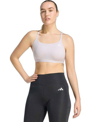 Adidas Optime Essentials Workout Αθλητικό Μπουστάκι με Χαμηλή Στήριξη Λιλά KA4716