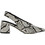 Corina Γόβες Slingback Δερμάτινες με Χοντρό Χαμηλό Τακούνι Γκρι 6265