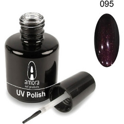 Amora 095 Sparkle Purple Ημιμόνιμο Βερνίκι Νυχιών 10ml