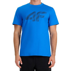 4F Ανδρικό Αθλητικό T-Shirt Μπλε 4FWMM00TTSHM3342-33S