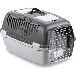 Stefanplast Gulliver 3 Deluxe Κλουβί Μεταφοράς Σκύλου 61x40x38cm Γκρι