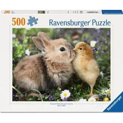 Puzzle Ravensburger Rabbit and Chick 500 Κομμάτια