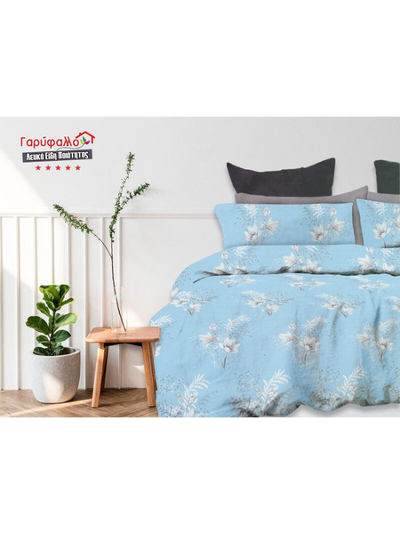 Γαρύφαλλο Σετ Σεντόνια King Size Βαμβακοσατέν 235x255 GAR-40678