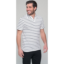 Ben Tailor Ανδρική Μπλούζα Polo Κοντομάνικη Λευκή Μπλε BENT.1563