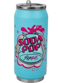 Cinereplicas K-Pop Demon Hunters Soda Pop Παιδικό Παγούρι Θερμός Ανοξείδωτο Γαλάζιο 400ml