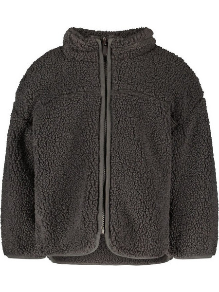 The New Chapter Παιδική Ζακέτα Fleece με Φερμουάρ Ανθρακί D208-0210-090