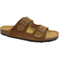 Plakton Γυναικεία Σανδάλια Suede Ανατομικά Καφέ Tostado 180010-219X