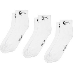Karl Kani Ανδρικές Κάλτσες Ψηλές Λευκές 3Pack KA-SK021-002-01-SS22
