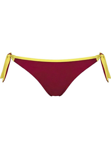 Marko Dakota Bikini Slip Μπορντό Κίτρινο M-811