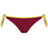 Marko Dakota Bikini Slip Μπορντό Κίτρινο M-811