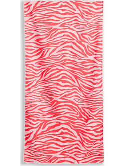 Sentio Zebra Πετσέτα Θαλάσσης Microfiber Ροζ 80x160cm