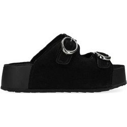 Mexx Γυναικεία Σανδάλια Suede Μαύρα MI001606661W
