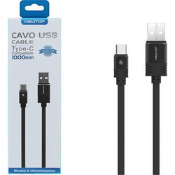 Newtop CU17 USB-A to USB-C 1m Black