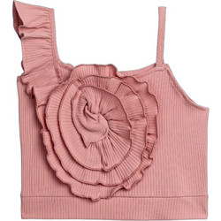 Funky Παιδικό Crop Top Αμάνικο Ροζ 126-505133-1