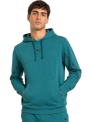 Puma Ανδρικό Αθλητικό Φούτερ Πετρόλ 691694-41