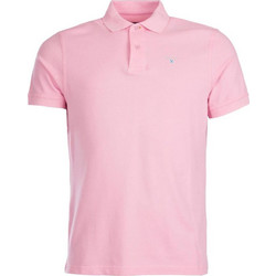 Barbour Ανδρική Μπλούζα Polo Κοντομάνικη Ροζ MML0358-PI51