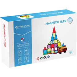 Magplayer Magnetic Tiles Set 46τμχ