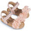 Babywalker Βαπτιστικά Πέδιλα Αγκαλιάς για Κορίτσι Δερμάτινα Ροζ MI1633