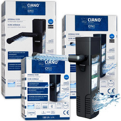 Ciano CF40 Εσωτερικό Φίλτρο Ενυδρείου έως 40lt με Ενεργό Άνθρακα 5W 200lt/h