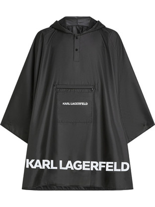 Karl Lagerfeld Ανδρικό Μπουφάν Χειμωνιάτικο Pullover Αδιάβροχο Μαύρο A3M50010-999