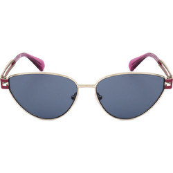 Max & Co MO0089 32V Γυναικεία Γυαλιά Ηλίου Cat Eye Μεταλλικά Χρυσά με Μαύρο Φακό