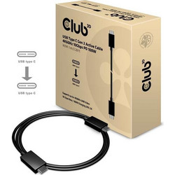 CLUB3D CAC-1522 USB-C to USB-C 1m Black