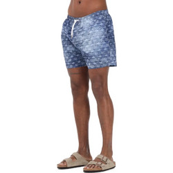 Dsquared2 Ανδρικό Μαγιό Σορτς με Σχέδια Μπλε D7B626810-454