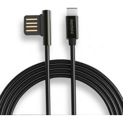 Remax RC-054a Angle 90° USB-A to USB-C 1m Black