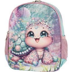 Polo Pixie Turtle Σχολική Τσάντα Πλάτης Νηπιαγωγείου Πολύχρωμη 911002-8454