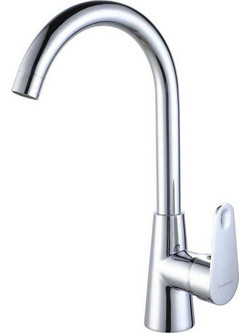 Cresman Melia 11048 Μπαταρία Κουζίνας Πάγκου Διπλής Παροχής Ανάμεικτη Inox