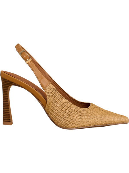 Attrattivo Γόβες Slingback με Λεπτό Ψηλό Τακούνι Μπεζ 9Y22580