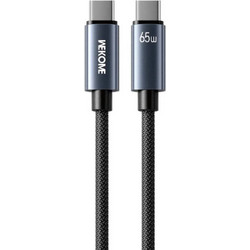 Wekome WDC-64 Braided USB-C to USB-C 1.2m Black