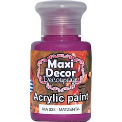 Maxi Decor 038 Magenta Ακρυλικό Χρώμα Ζωγραφικής 60ml