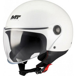 MT Street S Pure A0 Gloss White Κράνος Μηχανής Jet 950gr