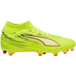 Puma Ultra 6 Play+ FG/AG 108707-01 Ποδοσφαιρικά Παπούτσια με Τάπες και Καλτσάκι Lime