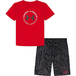 Under Armour Παιδικό Σετ για Αγόρι Καλοκαιρινό Κόκκινο Μαύρο UASJI73E-621