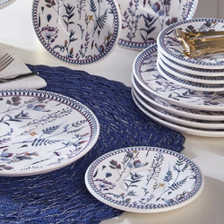 Stewehome Σετ Πιάτα Φαγητού Πορσελάνης 19τμχ STE-003998-P3998