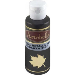 Artebella 3107 Metallic Chocolate Brown Ακρυλικό Χρώμα Ζωγραφικής 130ml
