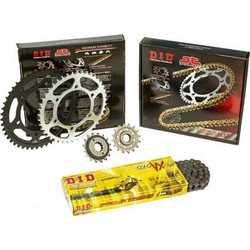 DID JT Σετ Αλυσίδα & Γρανάζια Κίνησης 42T 16T 525 VX3 X-Ring 118 Links για Yamaha TDM 900 '02-'13