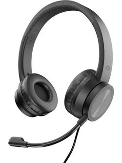 Conceptronic POLONA05BC On Ear Ακουστικά Υπολογιστή με Μικρόφωνο & USB-C