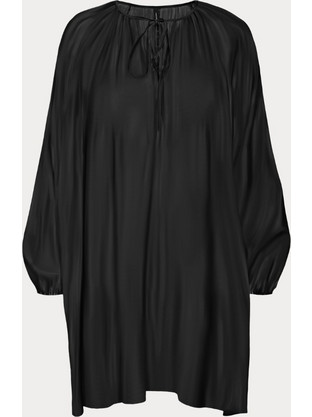 Vero Moda Midi Βραδινό Φόρεμα Μεταξωτό Μαύρο 10302551