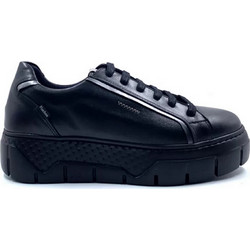 Fluchos Γυναικεία Sneakers Flatforms Μαύρα F2305