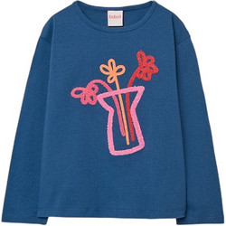 Boboli Παιδικό T-Shirt Μακρυμάνικο Μπλε 323008-2610