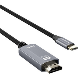 Wozinsky Καλώδιο HDMI 2.0 HDMI Male to USB-C Male 1.8m Black WCCH-01