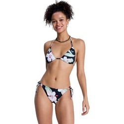 Roxy Essentials Bikini Set Τριγωνάκι Floral Μαύρο Λευκό ERJX203596-KVJ5