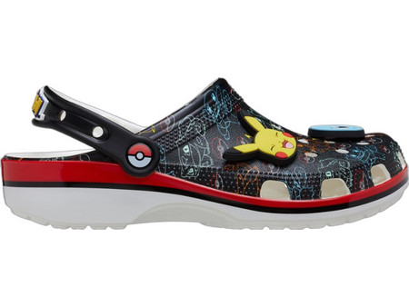 Crocs Pokemon Print Unisex Σαμπό Μαύρο 211343-90H