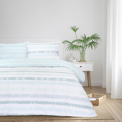 Kocoon Σετ Σεντόνια Μονά Βαμβακερά 160x270 Azzurro